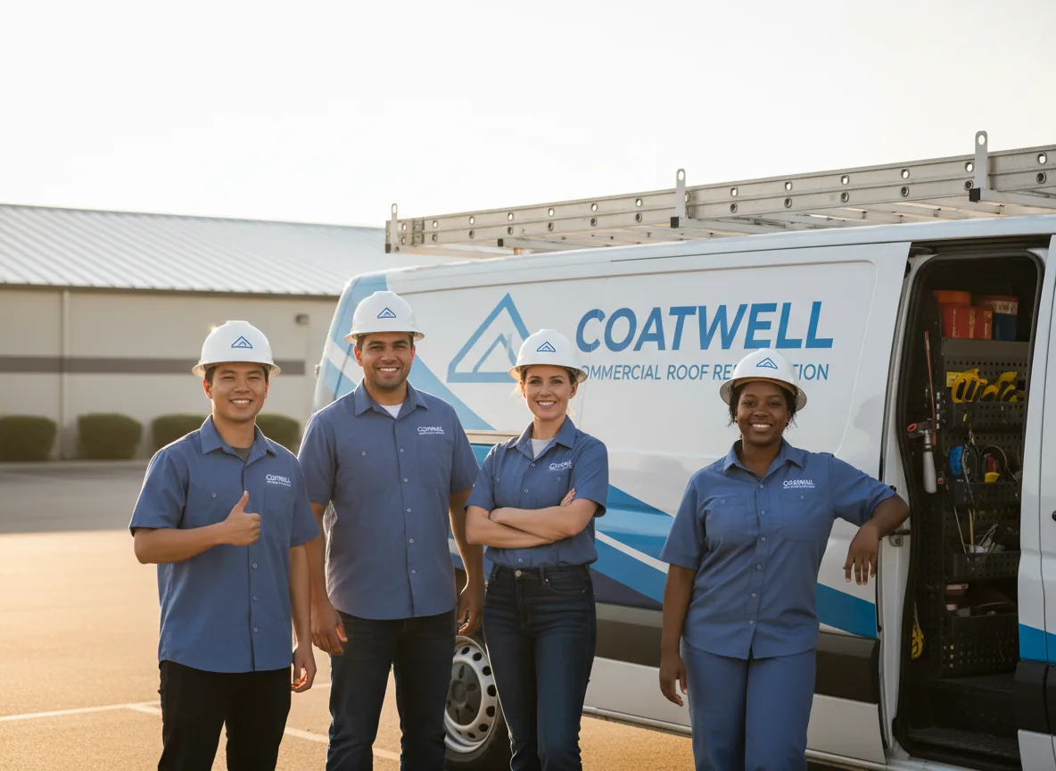 Commercial roof coating company in Lyons, TX